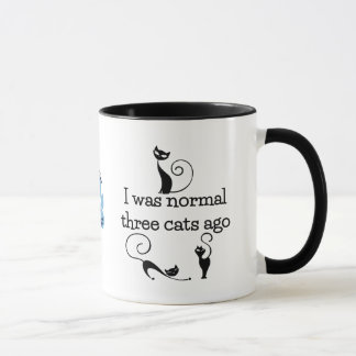 Tasse de café il y a chats de la normale 3