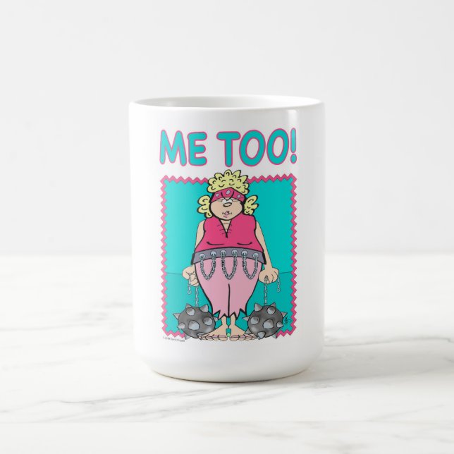 Tasse de café "imitation" de BOULES et de CHAÎNES (Centre)
