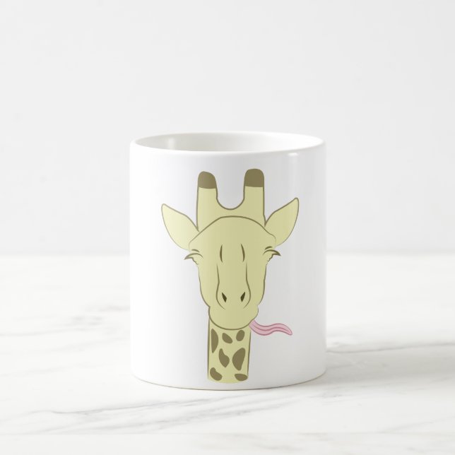 Tasse de café impertinente de girafe (Centre)