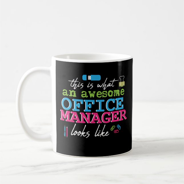 Tasse de café impressionnante de directeur de (Gauche)