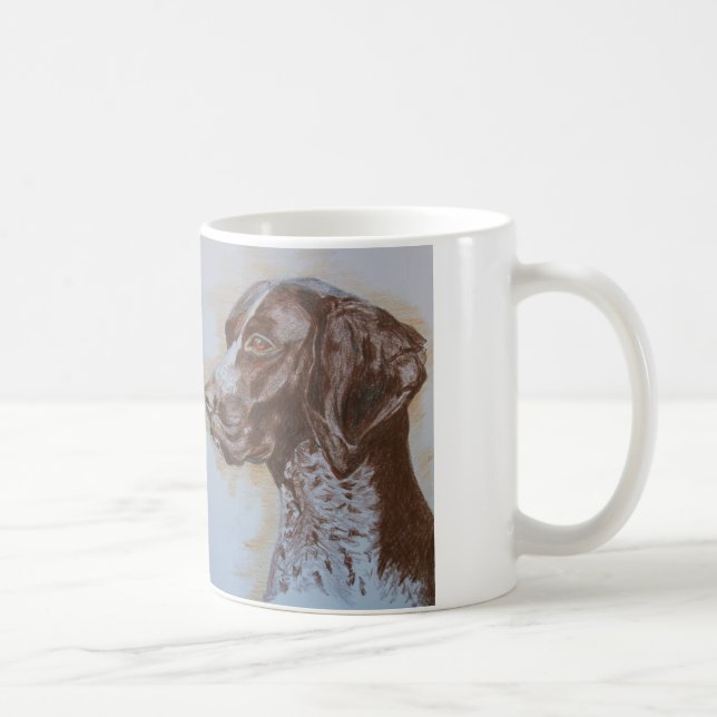 Tasse de café/indicateur Shorthair d'Allemand (Droite)