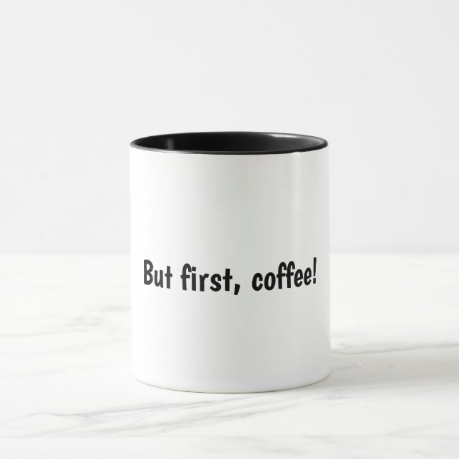 Tasse de café inspirante (Centre)