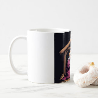 Tasse de café inspirante à croix de Noël chrétienn
