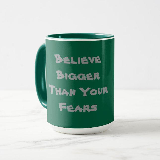 Tasse de café inspirante de confiance (Devant gauche)