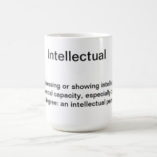 Tasse de café intellectuelle