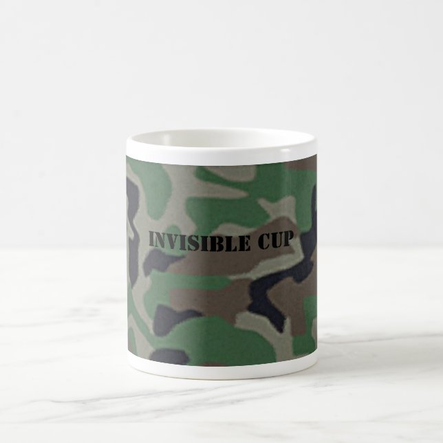 Tasse de café invisible de camouflage (Centre)