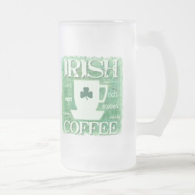 Tasse de café irlandais du jour de St Patrick (Droit)