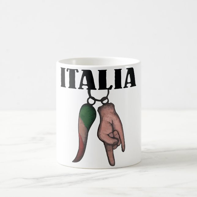 TASSE DE CAFÉ ITALIENNE DE KLAXON, TASSE AVEC (Centre)