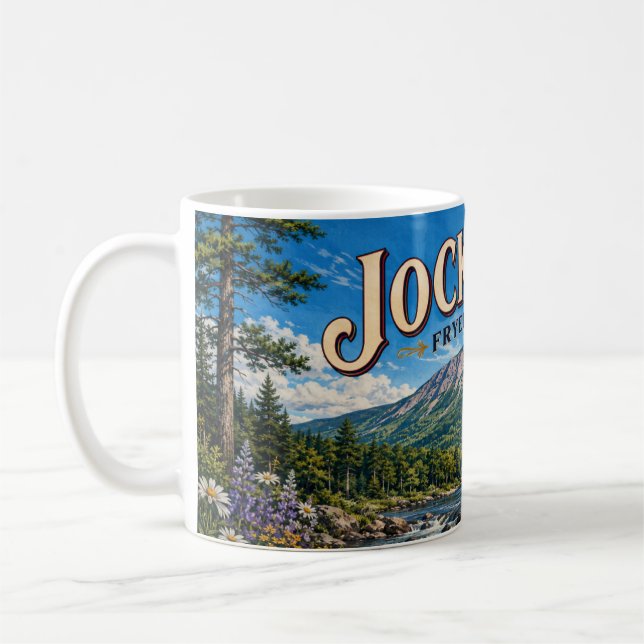 Tasse de café Jockey Cap Fryeburg Maine (Gauche)