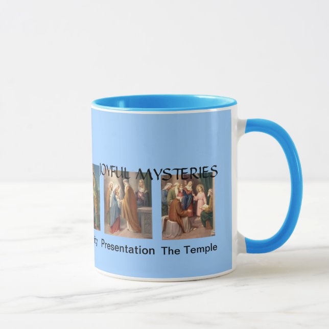 Tasse de café joyeuse de *Mysteries de chapelet (Droite)