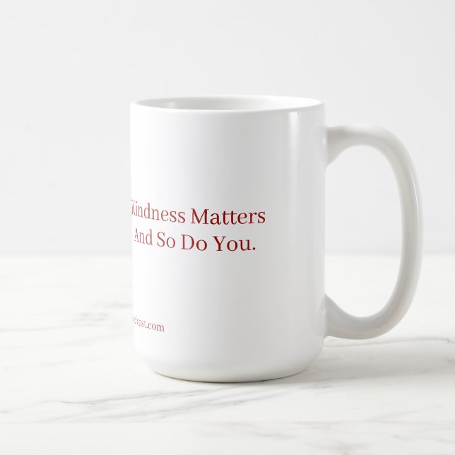 Tasse de café 'La gentillesse compte' - Cadeau ins (Droite)