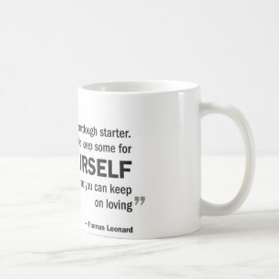 Tasse de café - le 'amour est comme le démarreur