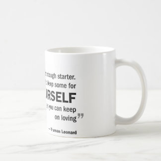 Tasse de café - le 'amour est comme le démarreur