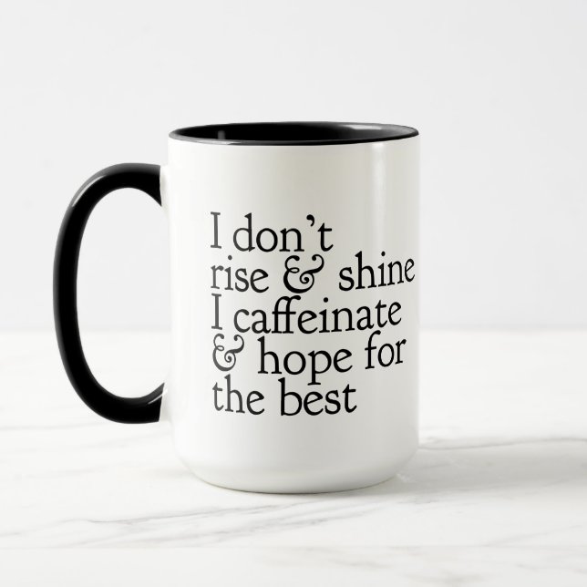 Tasse de café Lever et Briller (Gauche)