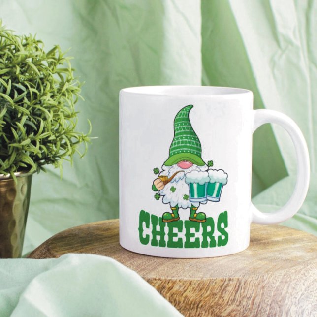 Tasse de café lutin de la Saint-Patrick Cheers (Créateur téléchargé)