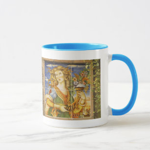 Tasse de café--Madame de tuile de Deruta