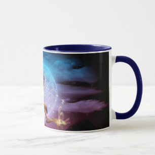 Tasse de café magique de lune de sirène