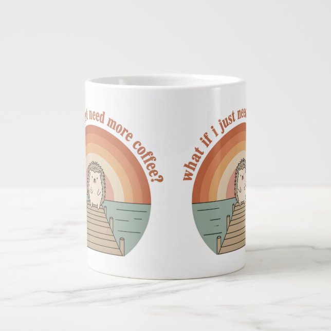 Tasse de café matinal avec un slogan drôle sur le  (Devant)