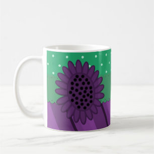Tasse de café mauve-foncé de Shasta