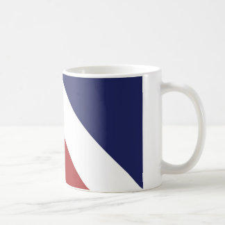 Tasse de café maximale rouge de drapeau