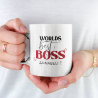 Tasse de café Meilleur Patron du Monde