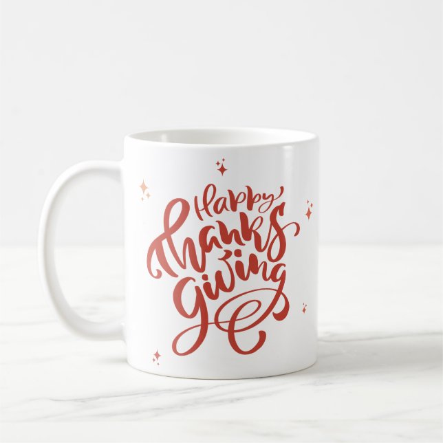 Tasse de café Merci Rouge (Gauche)