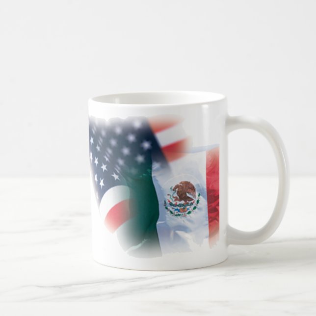 Tasse de café mexico-américaine avec Eagle (Droite)