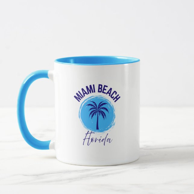 Tasse de café Miami Beach Floride (Gauche)