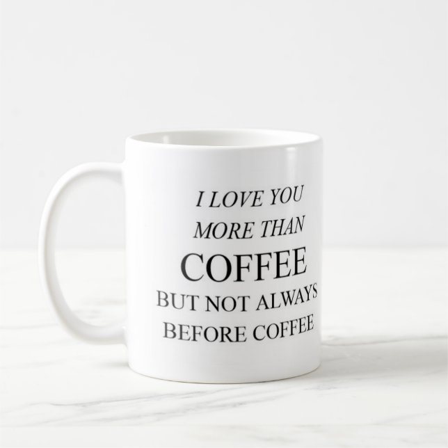 tasse de café mignonne d'énonciation (Gauche)