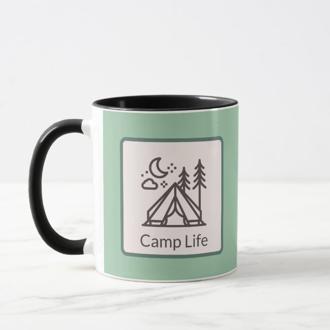 Tasse de café mignonne pour le camping / plein air (Gauche)