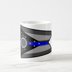 TASSE DE CAFÉ MINCE DE DRAPEAU D'ÉTAT DE BLUE LI