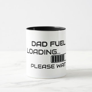 Tasse de café minimaliste Chargement de carburant