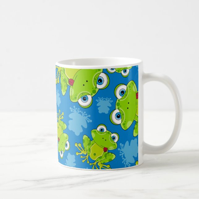 Tasse de café modelée par grenouille mignonne (Droite)