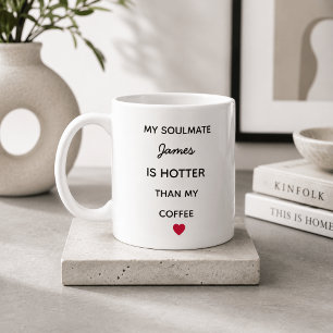 Tasse de café moderne personnalisée pour l'âme sœu