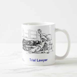 Tasse de café morte d'avocat plaidant de Lawyer™