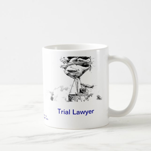 Tasse de café morte d'avocat plaidant de Lawyer™ (Droite)