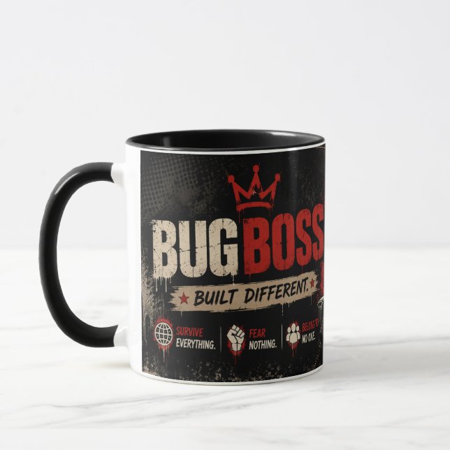 Tasse de café motivationnelle Construite Différemm (Gauche)