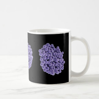 Tasse de café - MRSA (violets sur l'arrière - plan