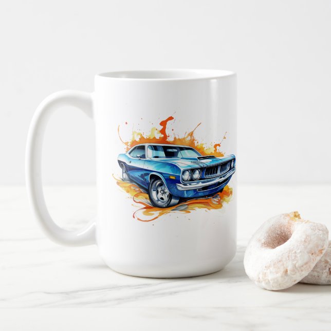 Tasse de café Muscle Car (Avec donut)