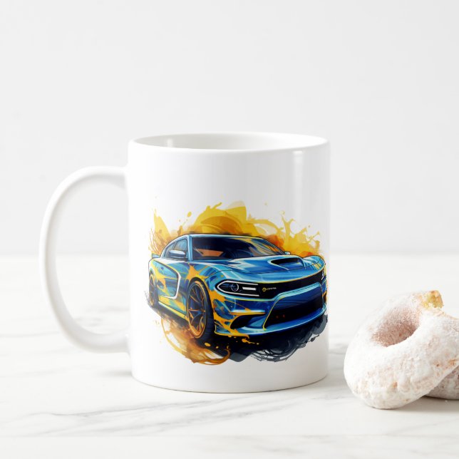 Tasse de café Muscle Car (Avec donut)