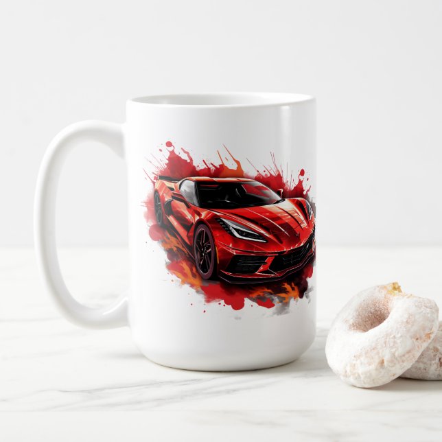 Tasse de café Muscle Car (Avec donut)