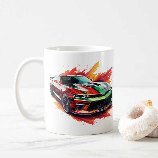 Tasse de café Muscle Car (Avec donut)