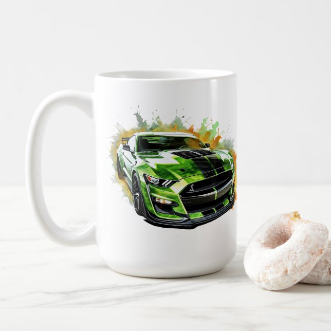 Tasse de café Muscle Car (Avec donut)