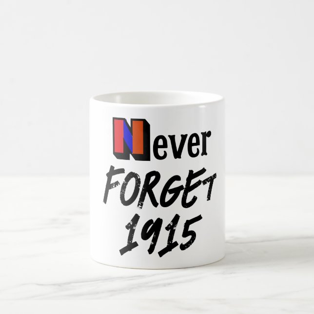 Tasse de café Ne jamais oublier 1915 (Centre)