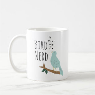 Tasse de café nerd d'oiseau