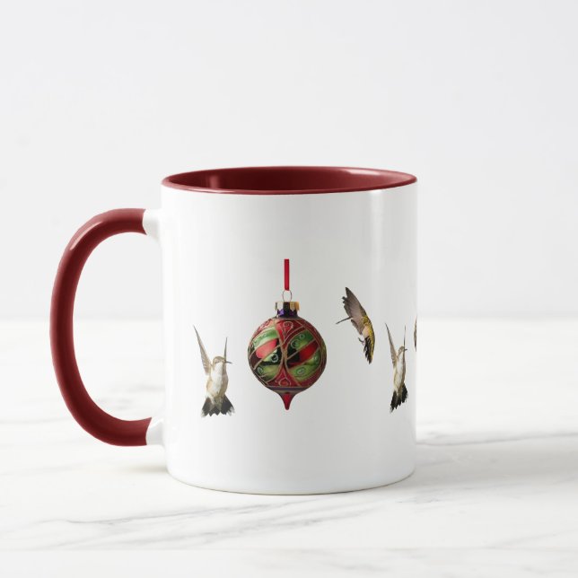 Tasse de café Noël Colibri (Gauche)