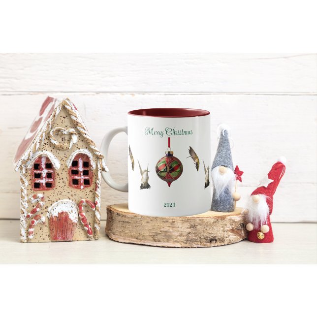 Tasse de café Noël Colibri (Créateur téléchargé)