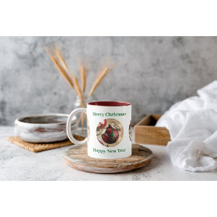 Tasse de café Noël Colibri