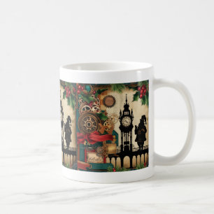 Tasse de café Noël Steampunk