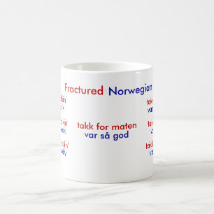 Tasse de café norvégienne rompue